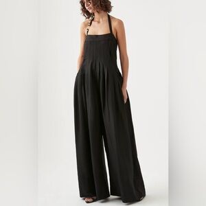 Aje. Neo Pleated Halter Jumpsuit AU 6